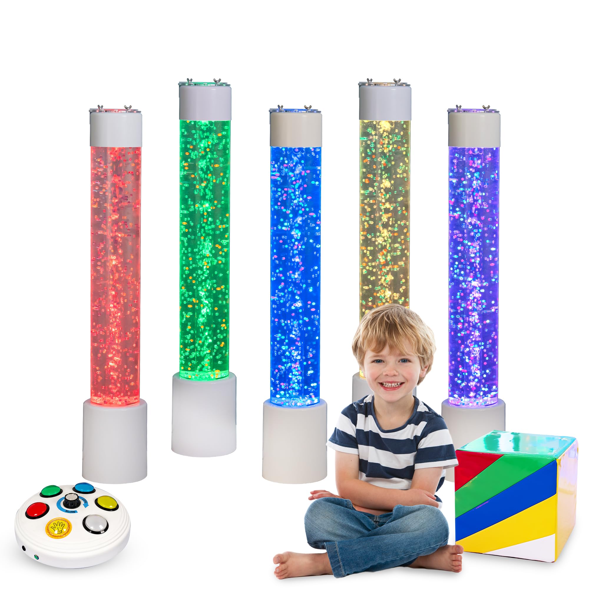 Sensolio Cascade Jumble Bead Lamp Night Light – Color Changing LED